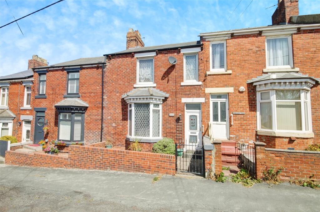 3-bed terraced on Wesley Terrace, Sherburn Hill, Durham, DH6, £120,000