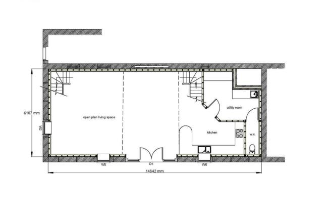 Barn Conversion - Castlemorton - Proposed ground f