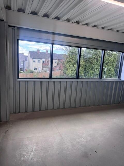 View from workshop