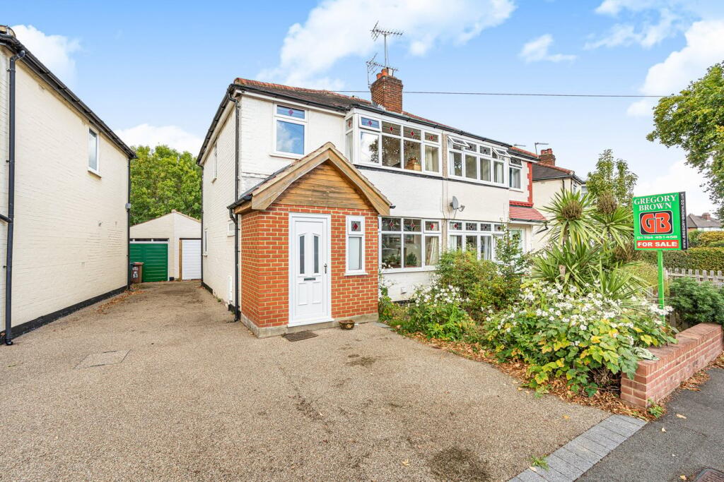3-bed semi-detached on Strodes Crescent, STAINES-UPON-THAMES, TW18, £475,000