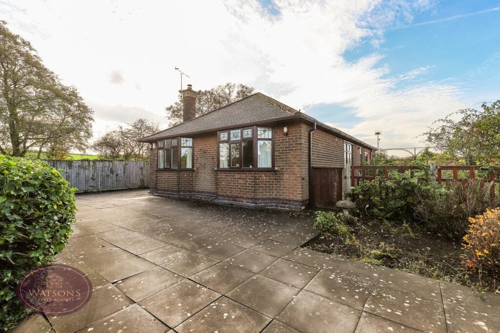 2-bed bungalow on Main Road, Jacksdale, Nottingham, NG16, £375,000