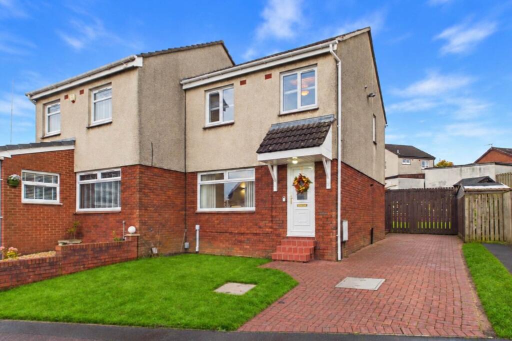 3-bed semi-detached on Glen Shee Crescent, Chapelhall, £175,000