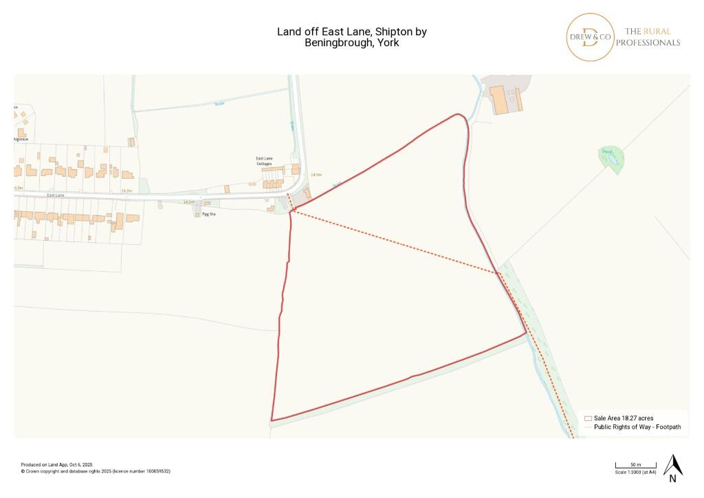 18.27 Acres (7.39 Hectares) Land Off East Lane, Shipton By Benningbrough, York - View 4