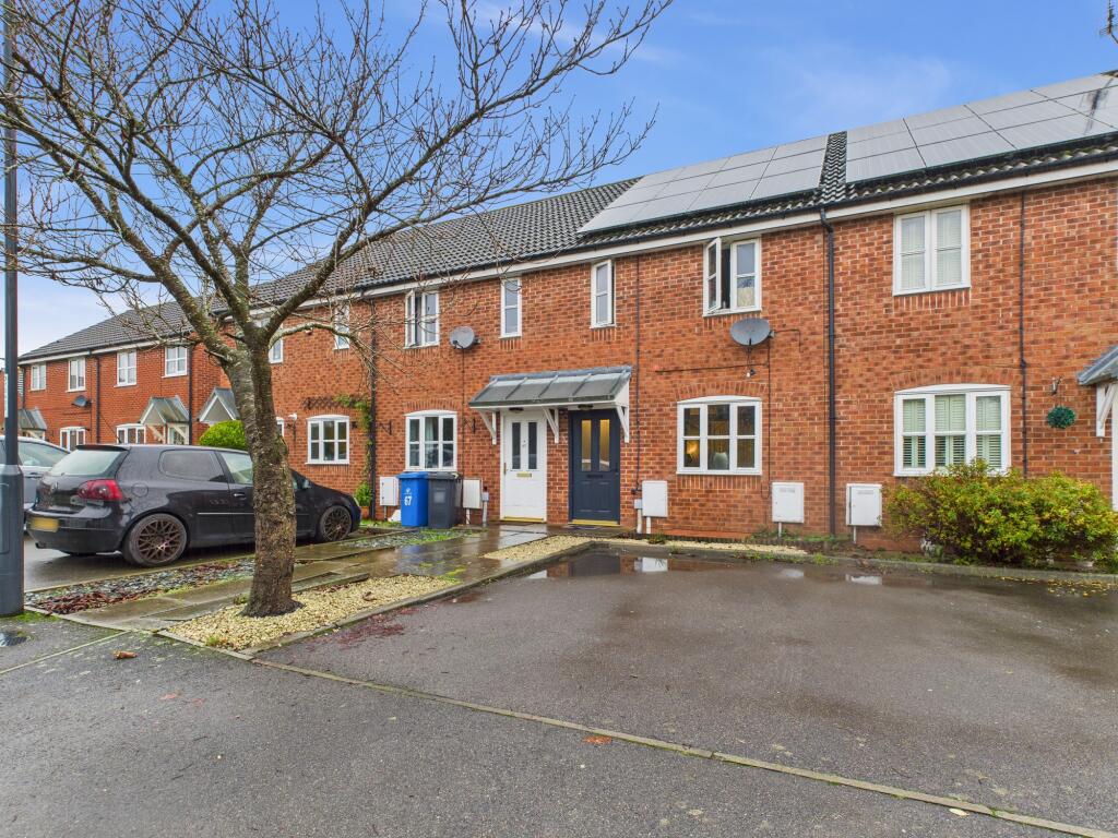 2-bed terraced on Crystal Close, Mickleover, £220,000