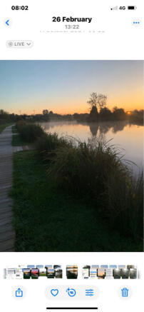 Lake at dusk
