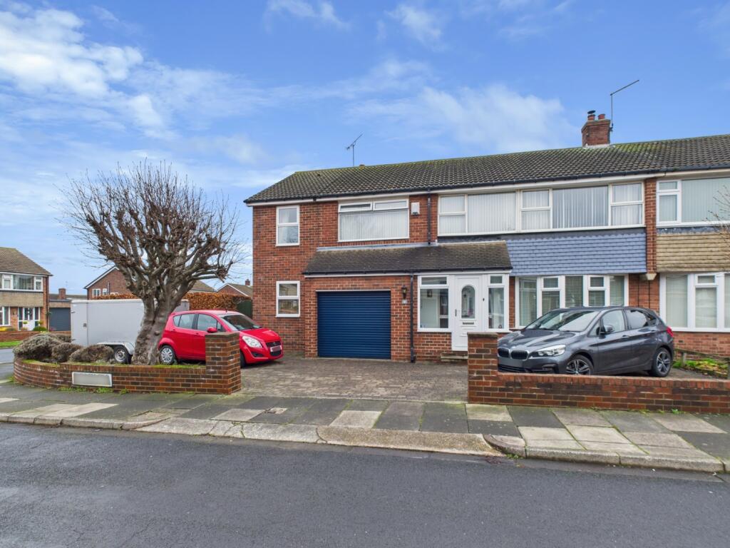 5-bed semi-detached on Ellersmere Gardens, North Shields,  NE30, £495,000
