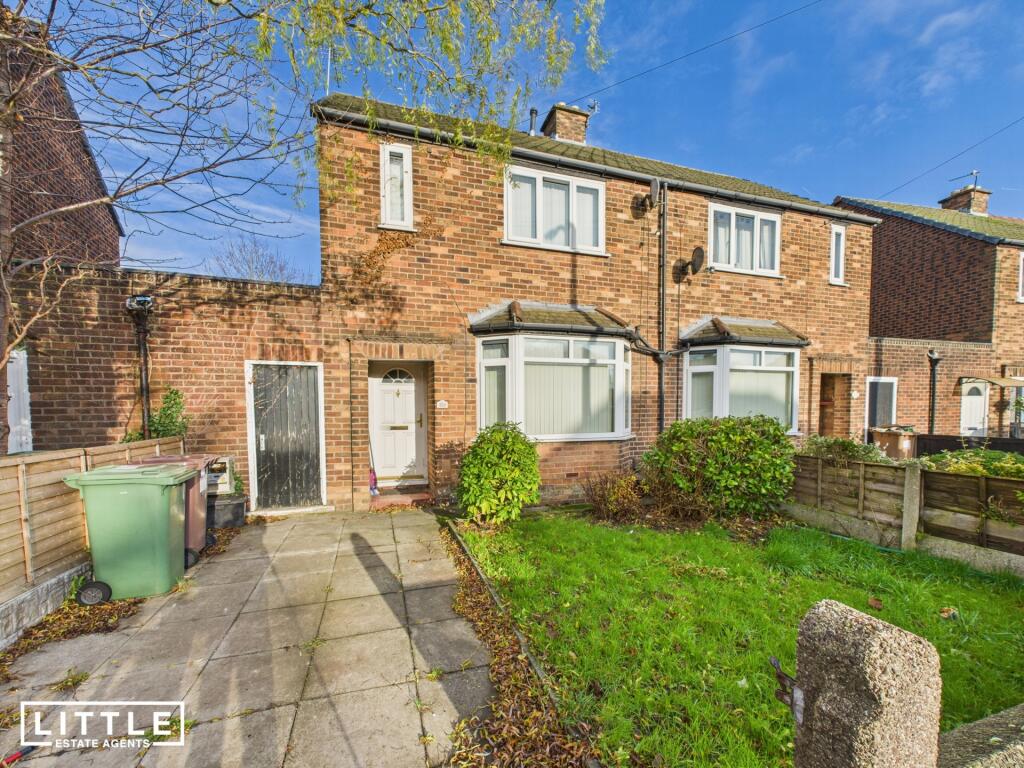 2-bed semi-detached on Queens Drive, Newton-le-Willows, WA12, £160,000
