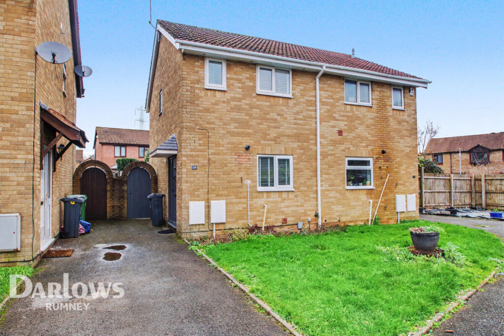 2-bed semi-detached on Caraway Close, Cardiff, £225,000