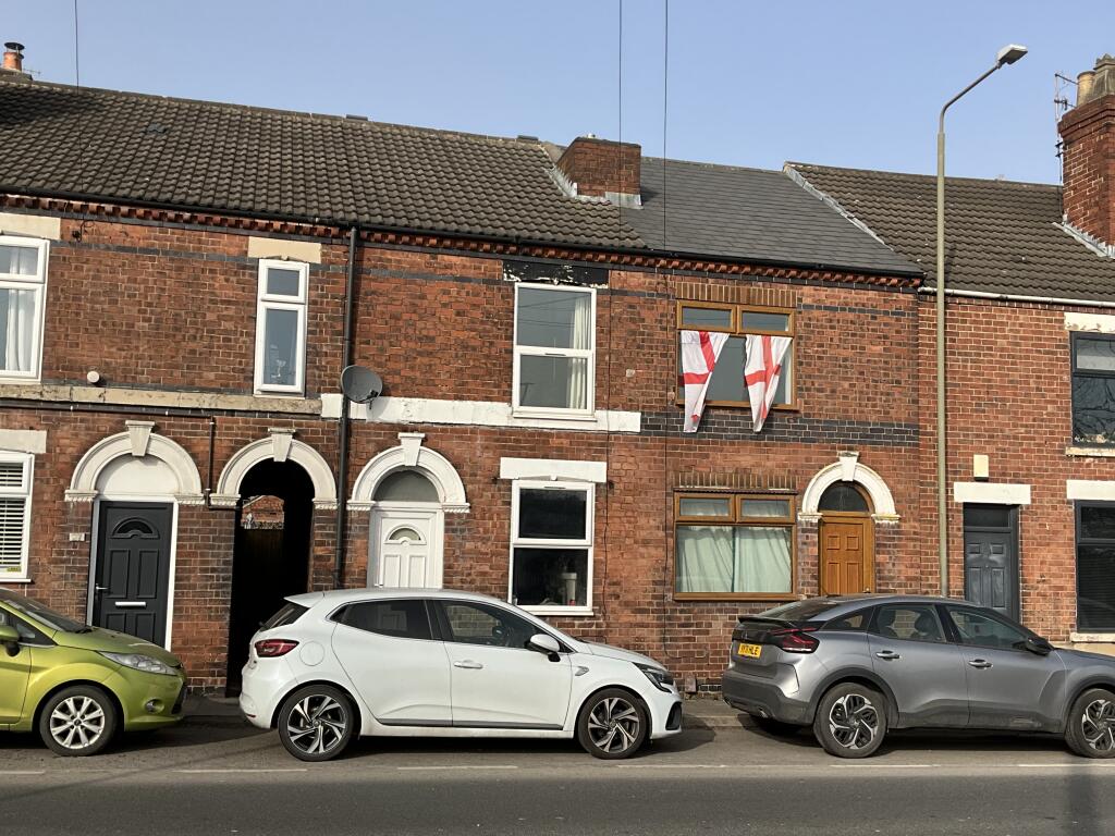 2-bed terraced on Rutland Street, Ilkeston, DE7, £105,000