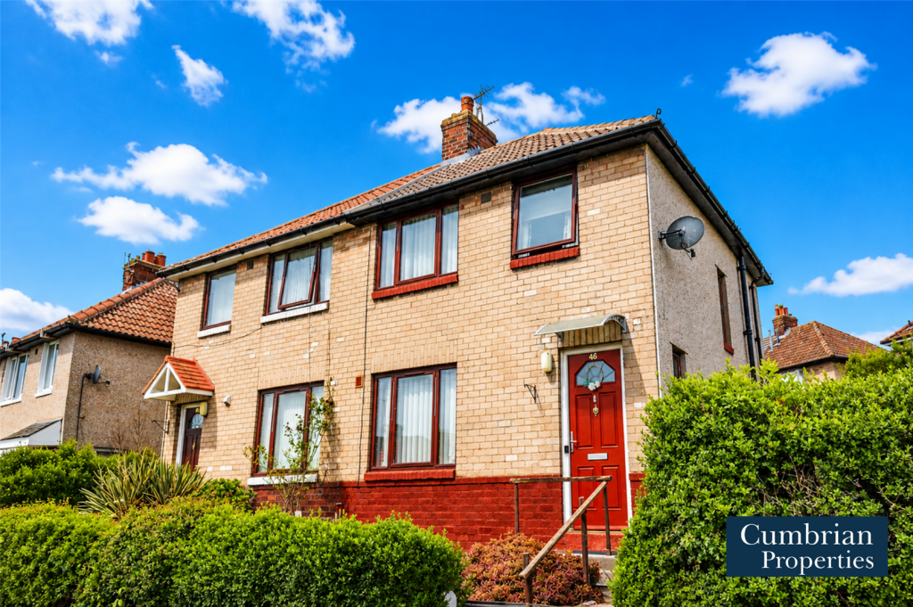 3-bed semi-detached on Lund Crescent, Currock, Carlisle, £125,000