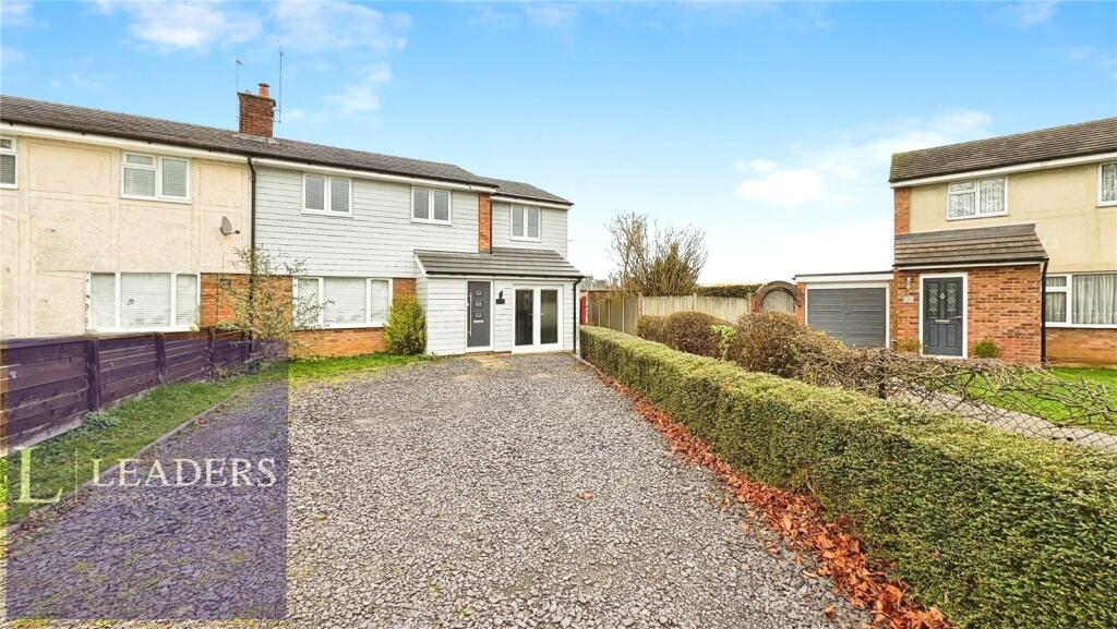 4-bed semi-detached on Spurgeon Close, Sible Hedingham, Halstead, £385,000