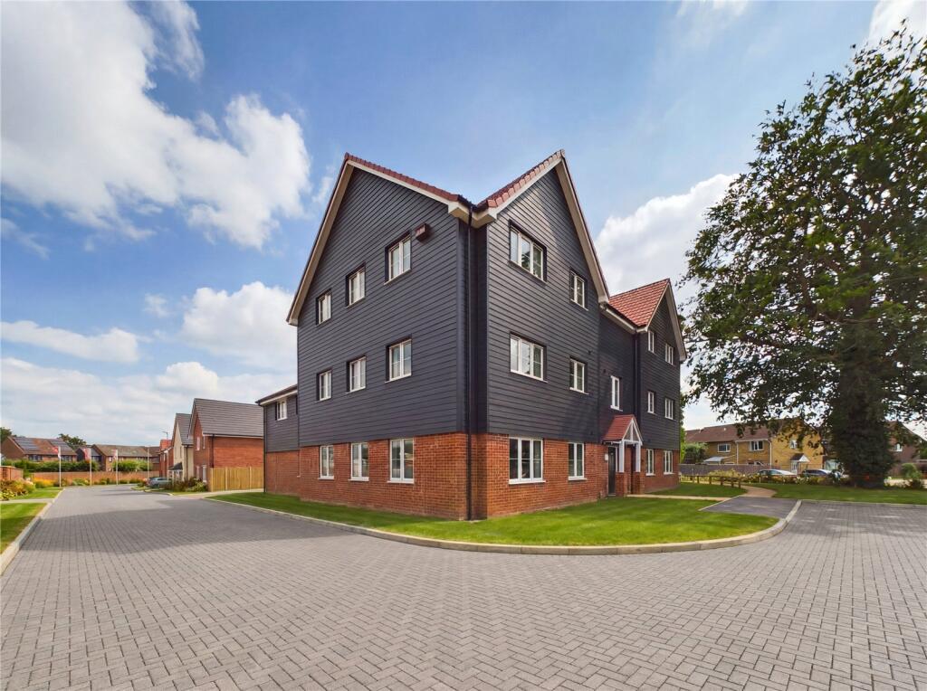 2-bed flat on Plot 18 Pine Grove, Trimley St. Mary, Felixstowe, Suffolk, IP11, £205,000