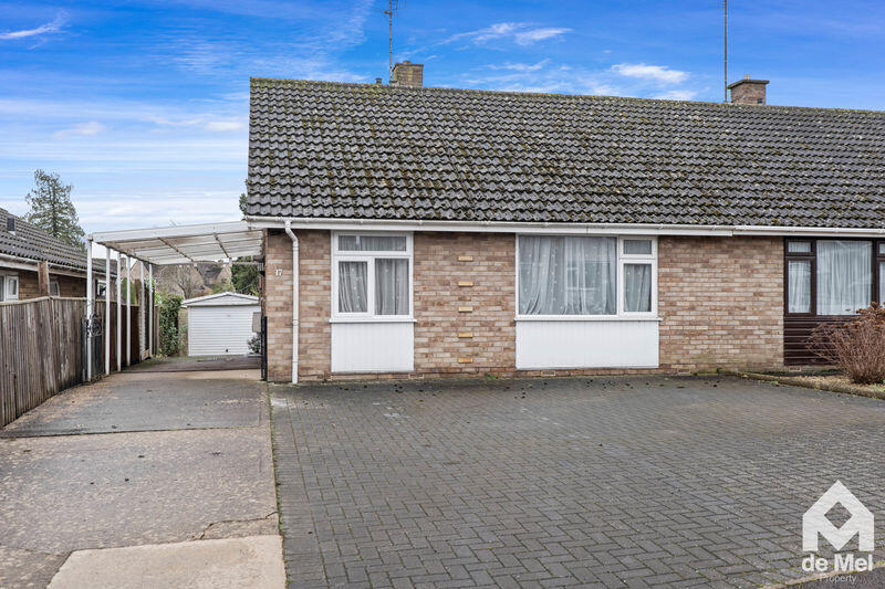 2-bed semi-detached on Kenelm Rise, Winchcombe, £300,000