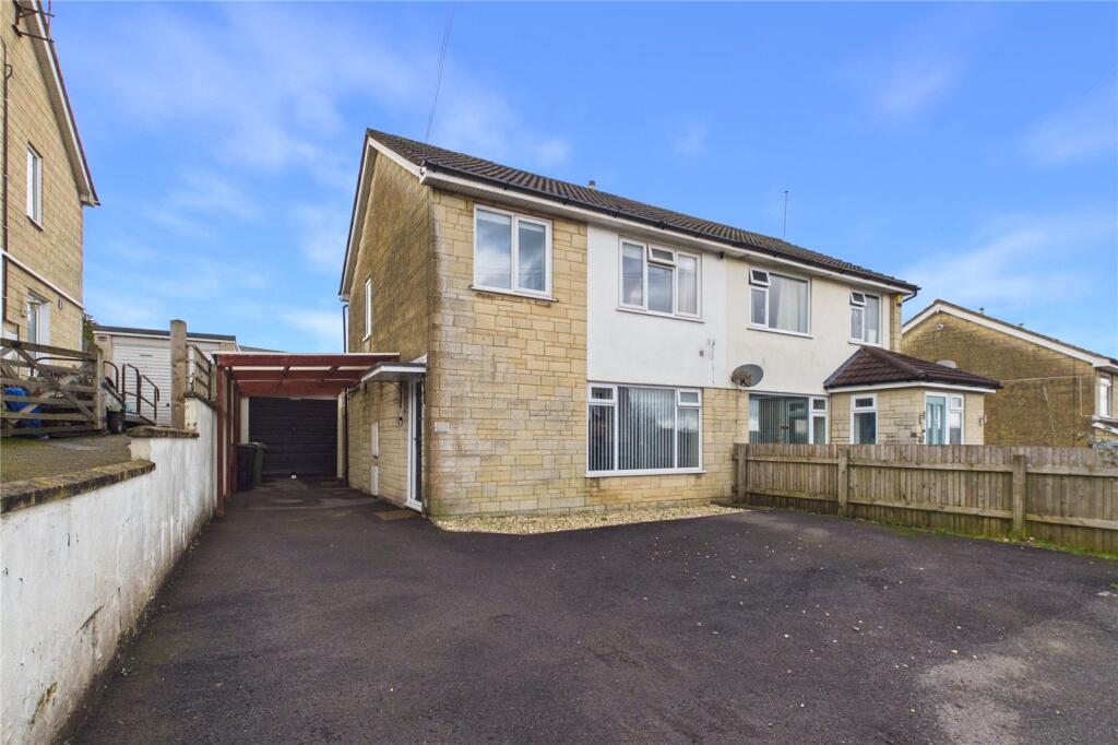 3-bed semi-detached on Carter Road, Paulton, Bristol, Somerset, BS39, £325,000
