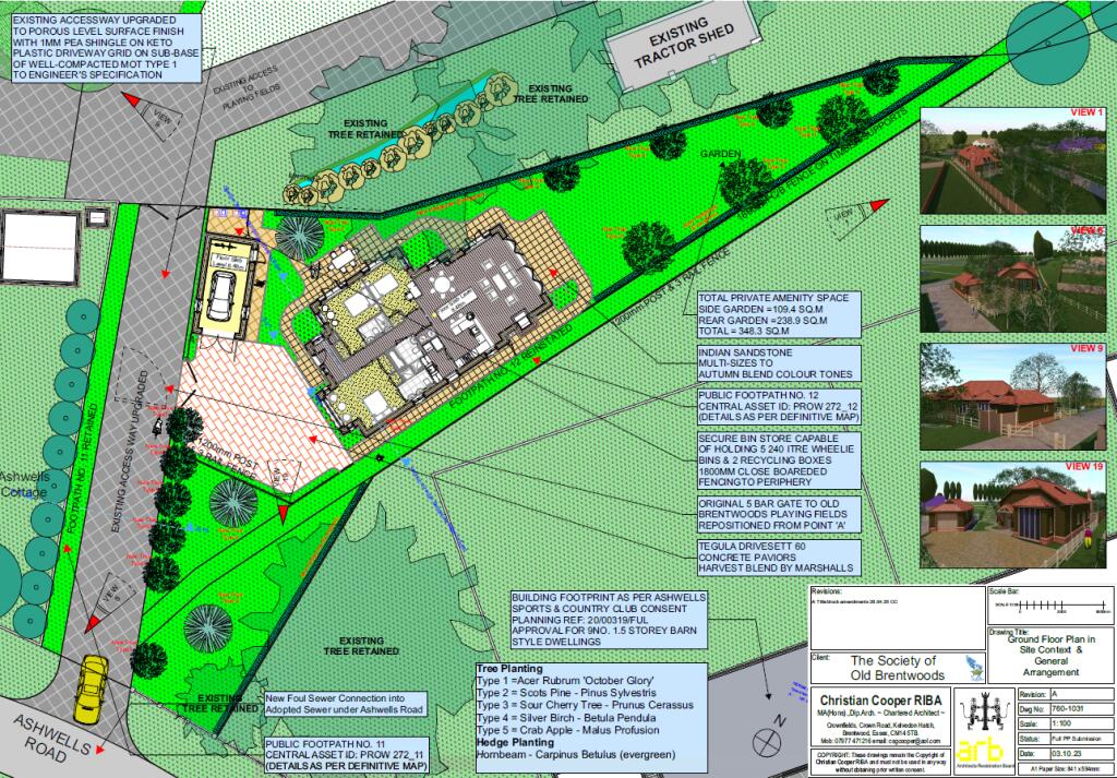 Main image of property: Land At Old Brentwoods, Ashwells Road, Pilgrims Hatch, CM15