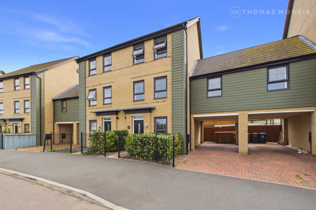 4-bed terraced on Butcher Drive, Godmanchester, Huntingdon, Cambridgeshire, PE29, £375,000