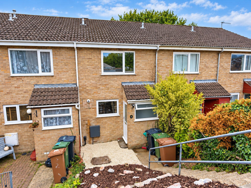 2-bed terraced on Westcott Close, Plymouth, PL6, £180,000