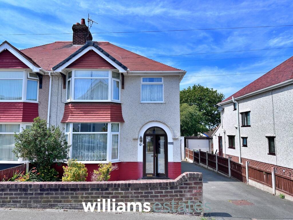 3-bed semi-detached on The Dell, Prestatyn, LL19, £219,950