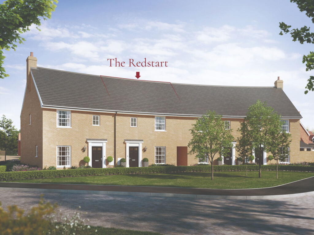 3-bed terraced on Plot 43, Oak Grove, Eyke, Nr Woodbridge, Suffolk, £405,000
