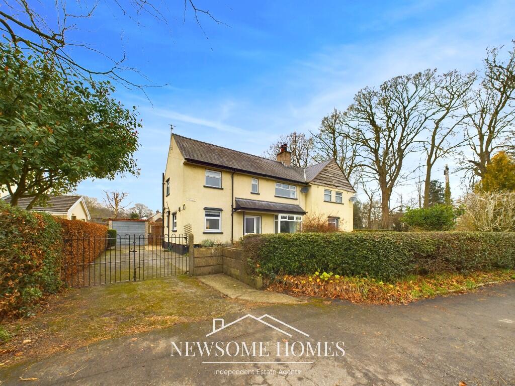 3-bed semi-detached on Erw'r Llan, Village Road, Nannerch, £230,000