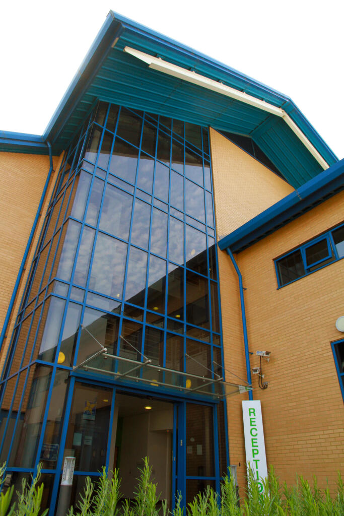 Main entrance to centre