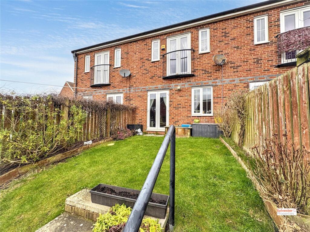 2-bed terraced on Deepdale Drive, Delves Lane, Consett, DH8, £130,000