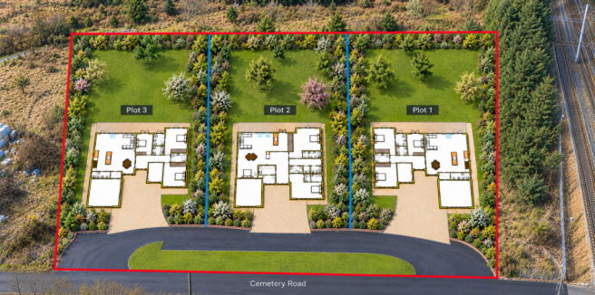 CHOICE OF BUILDING PLOT | CHOICE OF 3 | Approx. 1