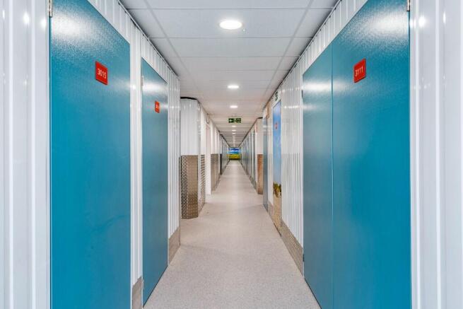 Light, airy corridor