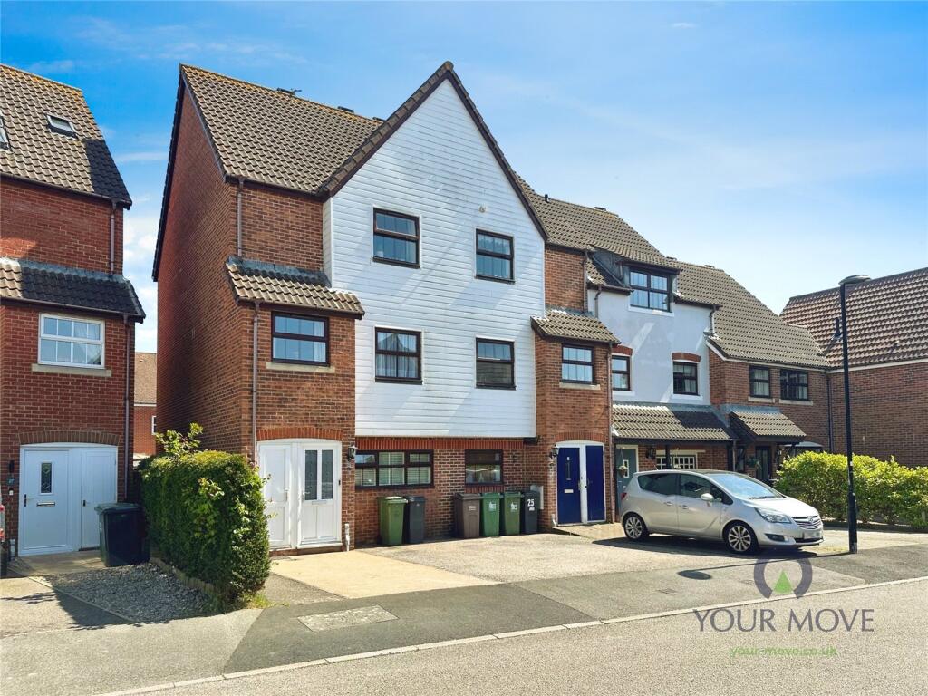 3-bed semi-detached on St. Lucia Walk, Eastbourne, East Sussex, BN23, £340,000