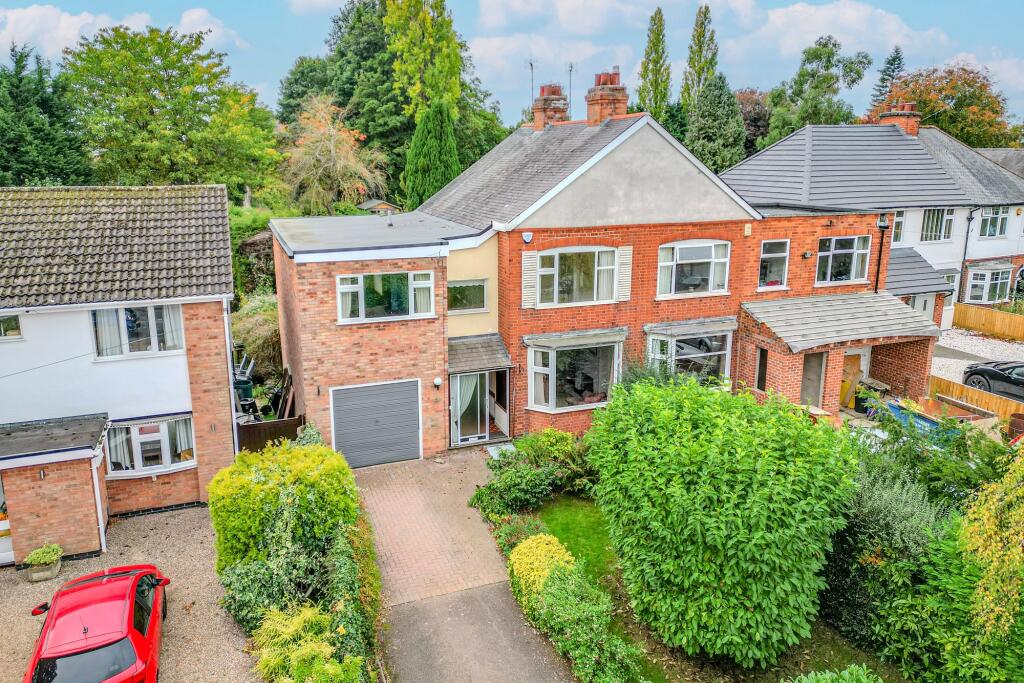 3-bed semi-detached on Kirby Lane, Kirby Muxloe, LE9, £375,000