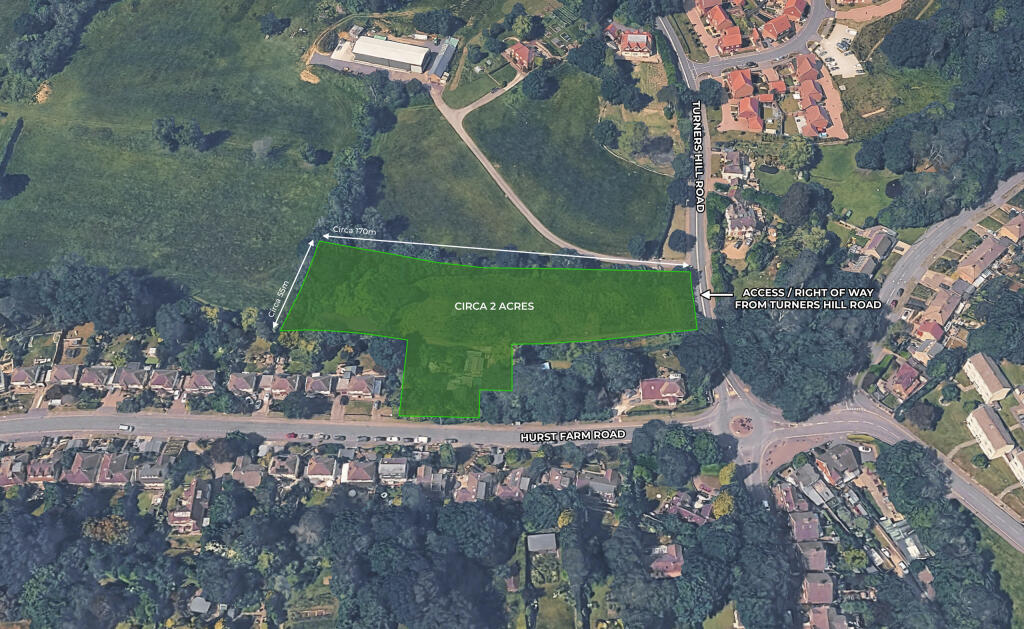 Main image of property: Land at 43 Hurst Farm Road, East Grinstead, West Sussex, RH19 4DQ
