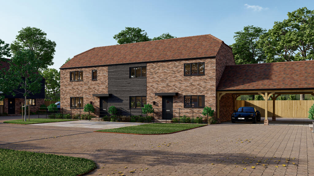 3-bed semi-detached on The Barns, Sandy Road, Potton, SG19, £475,000