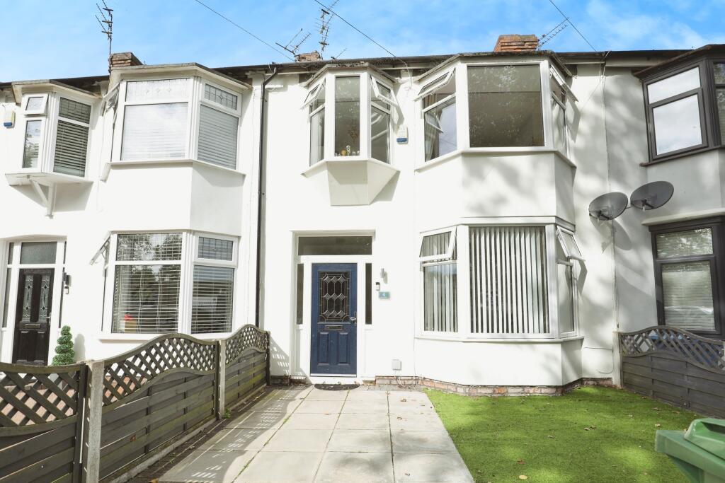 3-bed terraced on Abacus Road, Liverpool, L13, £210,000