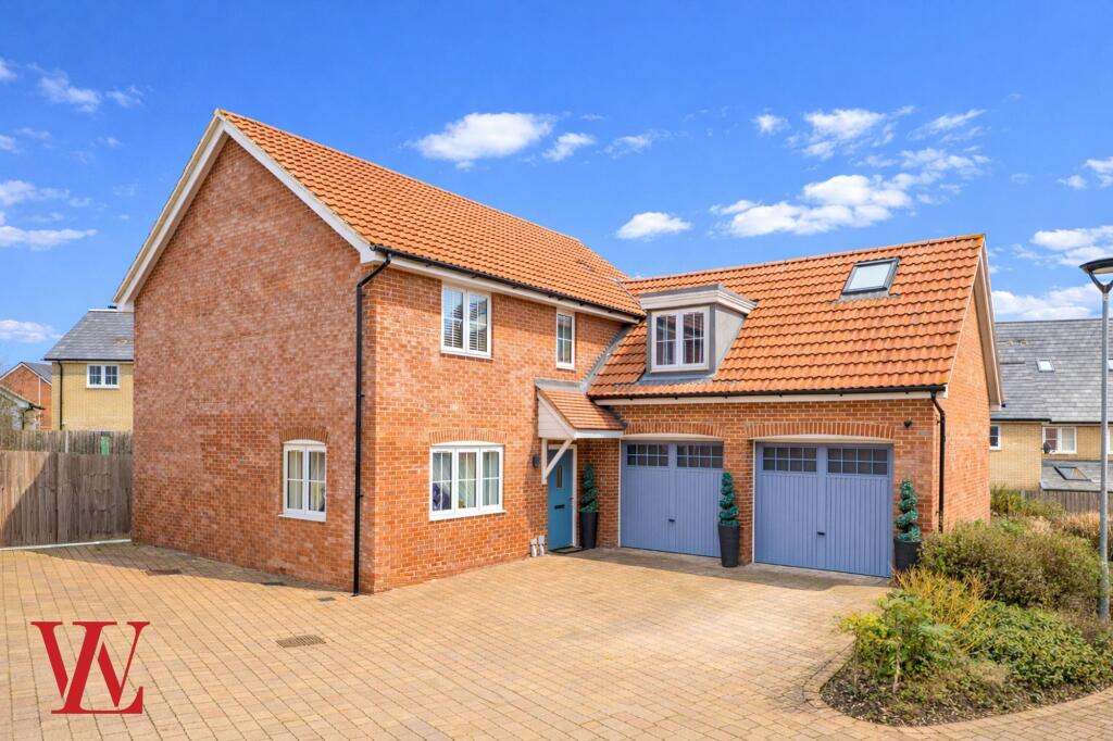 4-bed detached on Bergham Close, Bishop's Stortford, CM23, £775,000