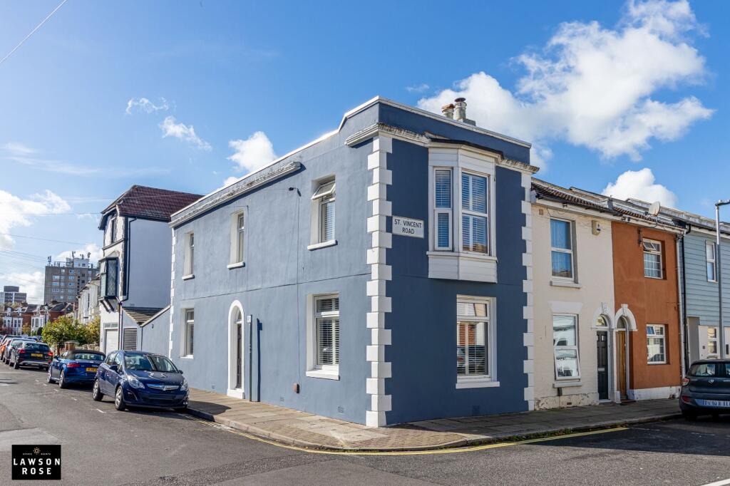3-bed semi-detached on St. Vincent Road, Southsea, PO5, £420,000