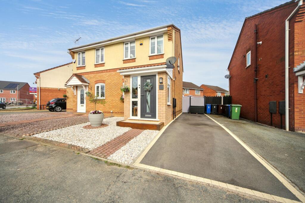 2-bed semi-detached on Dryden Close, Wigan, WN3, £150,000