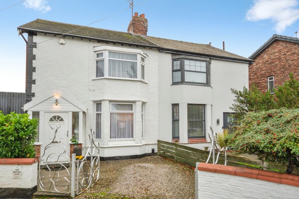 3-bed semi-detached on Warnerville Road, Liverpool, Merseyside, L13, £270,000