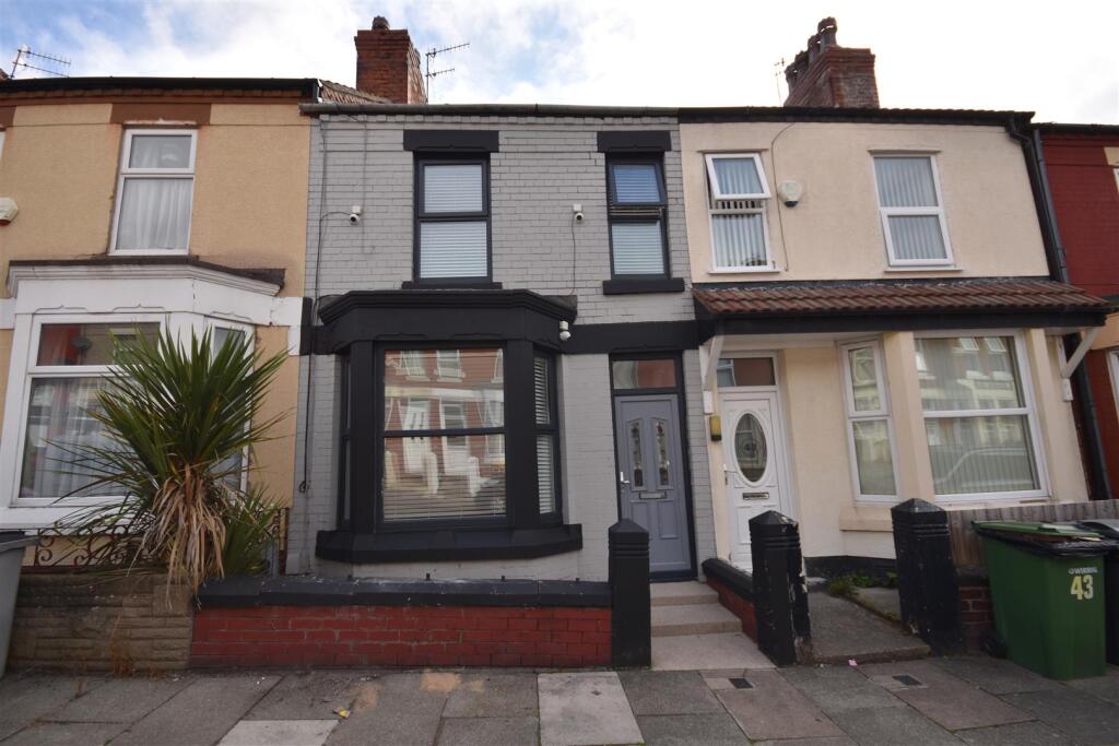 2-bed terraced on Jessamine Road, Birkenhead, £130,000