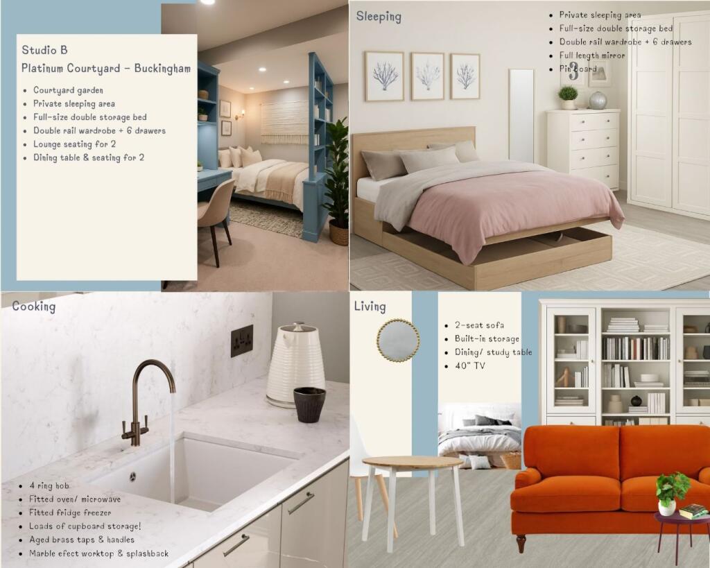 Main image of property: Platinum Courtyard Buckingham- Studio B |Verney St