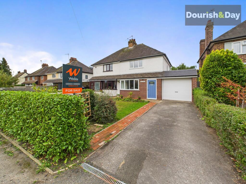 2-bed semi-detached on Eccleshall Road, Great Bridgeford, Stafford, ST18 9PS, £270,000