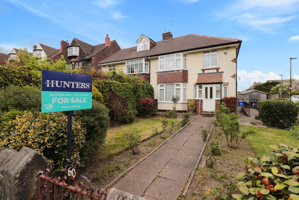 3-bed semi-detached on Ringinglow Road, Bents Green, Sheffield, £395,000