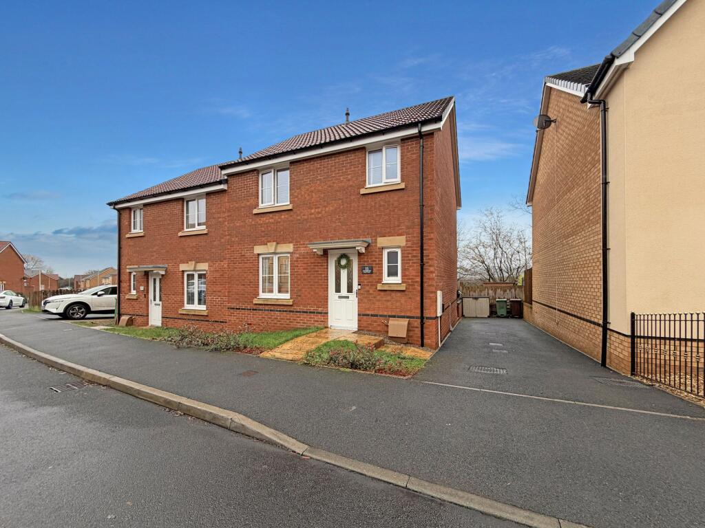 3-bed semi-detached on Stone Field Road, Bedwas, CF83, £280,000