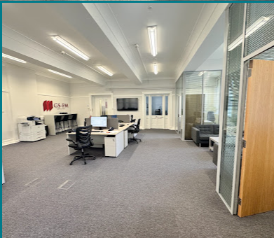 Large office area