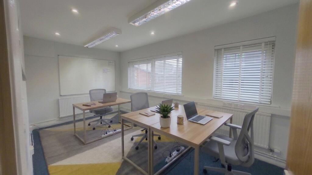 Virtually staged - see how your new 2 person office could look!