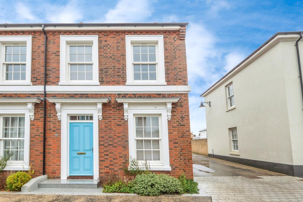 2-bed terraced on Bindon Abbey Street, Poundbury, Dorchester, £210,000