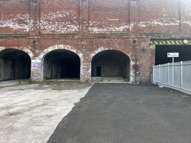 An empty arch