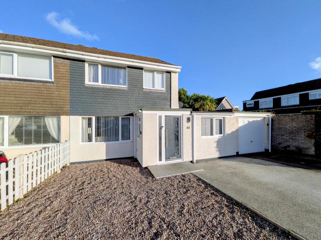 4-bed semi-detached on Pendeen Crescent, Threemilestone, £325,000