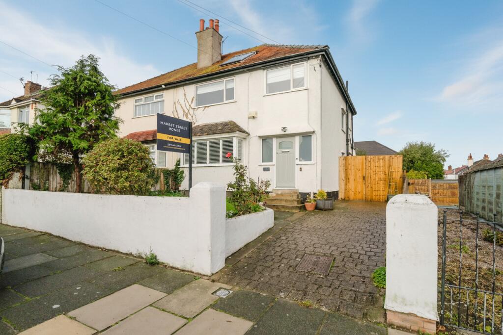 3-bed semi-detached on Ferndale Road, Hoylake, Wirral, £435,000