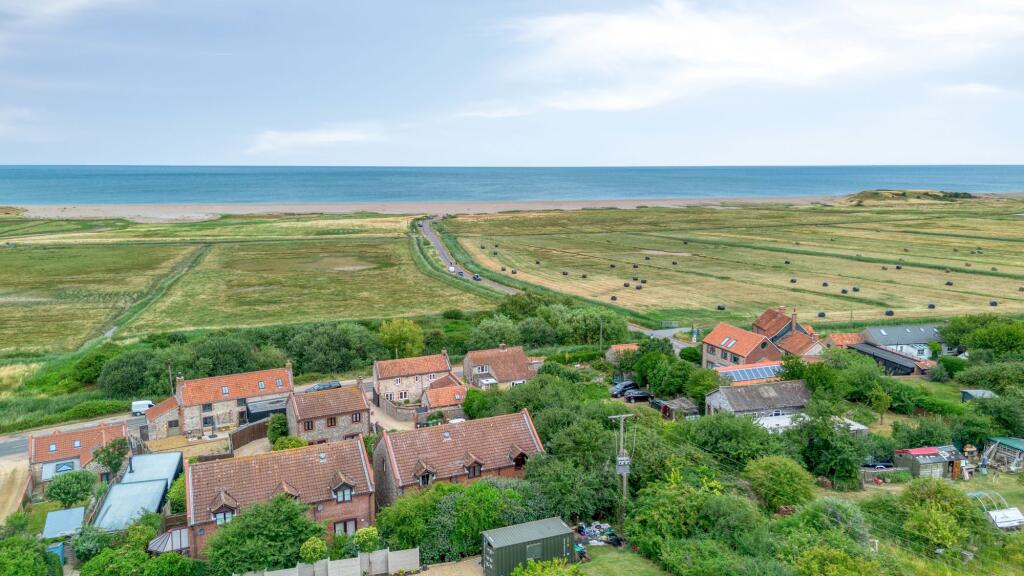 2-bed terraced on Quietly Enchanting Brick-and-Flint Coastal Cottage in Salthouse, £350,000