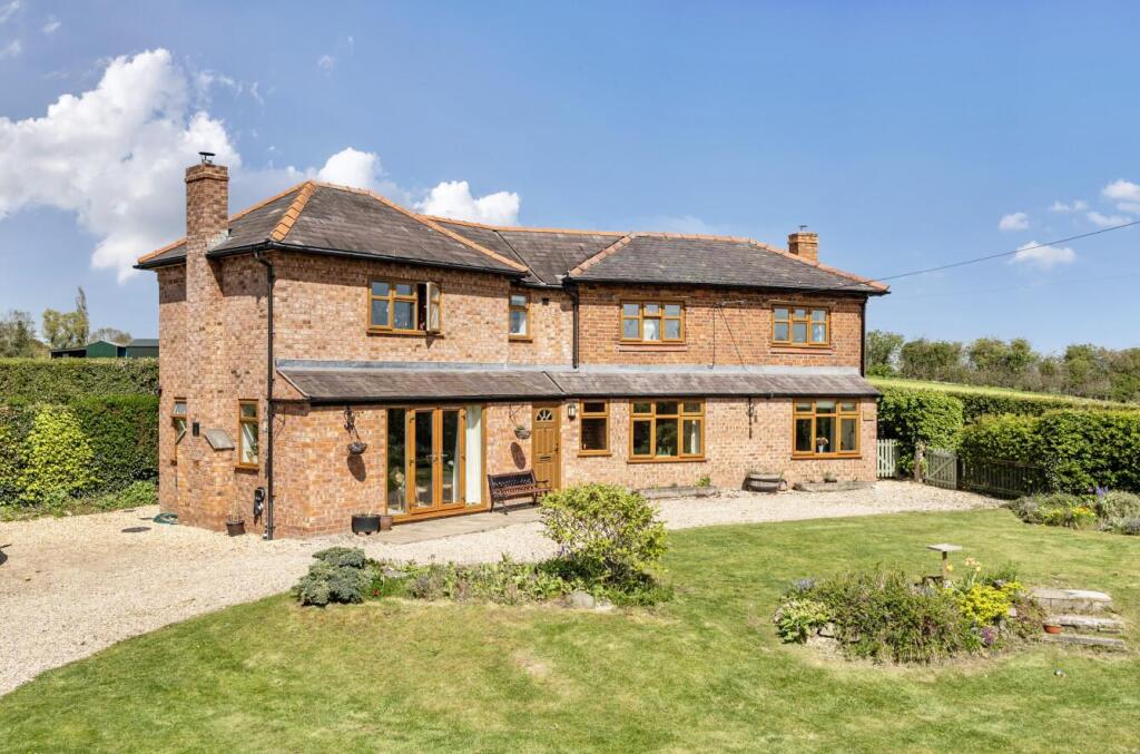 3-bed detached on Spode Cottage, Quina Brook, Wem, Shrewsbury, SY4 5RJ, £450,000